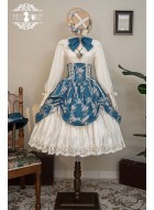 Miss Point Antique Flower Wall Corset Skirt(Reservation/Full Payment Without Shipping)